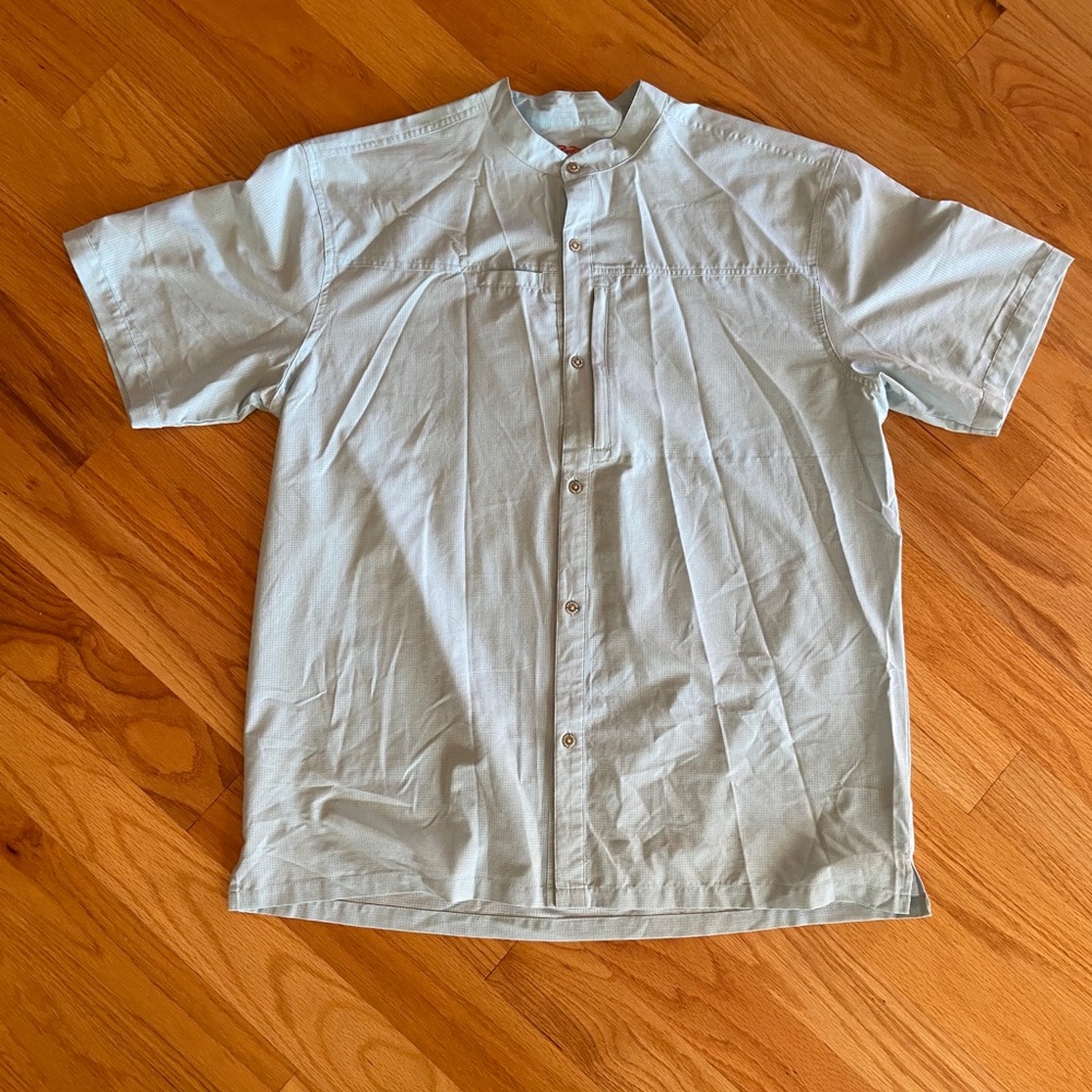 Railriders men’s light blue active wear shirt XL